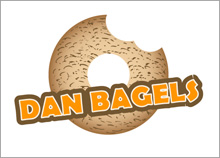 דן בייגלס - בניית לוגו לשלט מאפייה