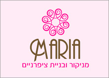 MARIA - פיתוח לוגו לעסק של מניקור ובניית ציפורניים