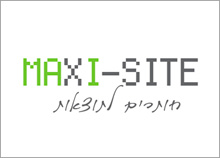 MAXI-SITE - לוגו לאתר עבור חברת אתרי אינטרנט וקידום