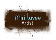 מירי לביא - בניית לוגו לאתר אינטרנט של ציירת