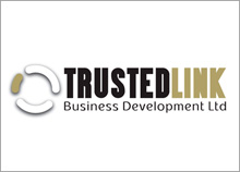TRUSTED LINK - עיצוב ניירת ולוגו חברת פיתוח עסקים בינלאומיים 
